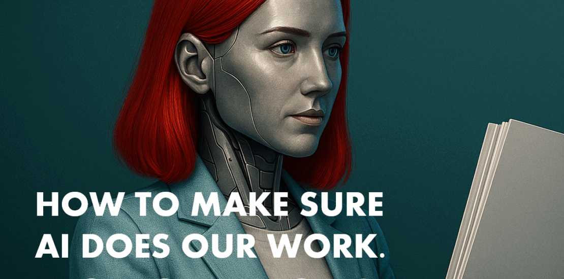BLOG - GET AI TO DO OUR WORK - NOT OUR JOBS