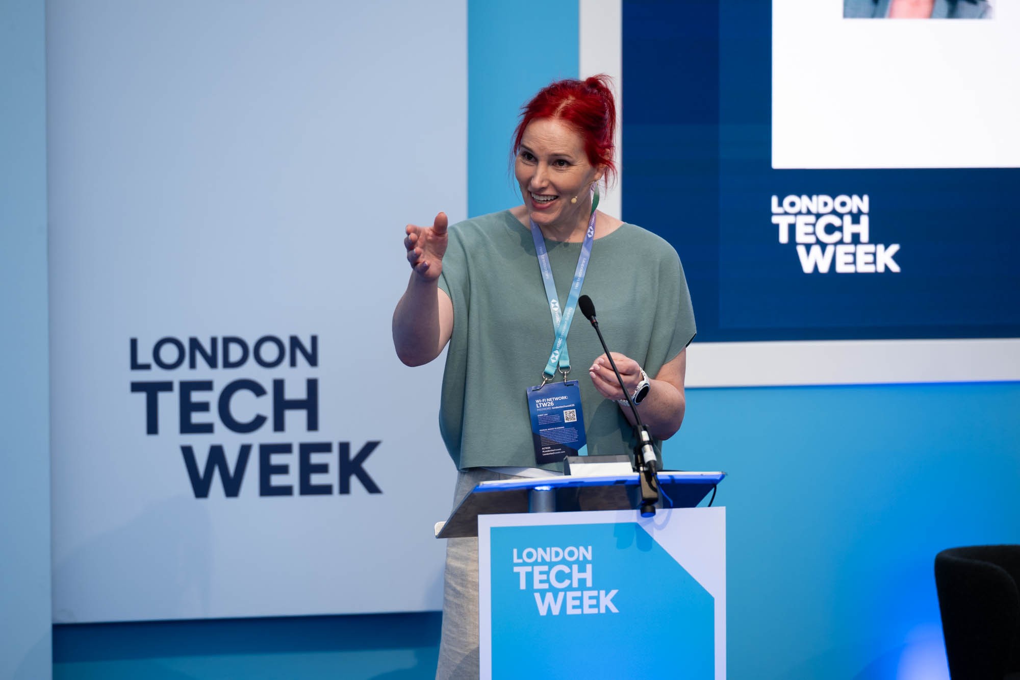 Rebecca Fox - Core Stage Host - London Tech Week (LTW) 2026