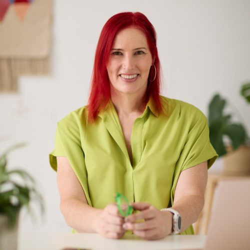 Rebecca Fox - green top - square - 2025